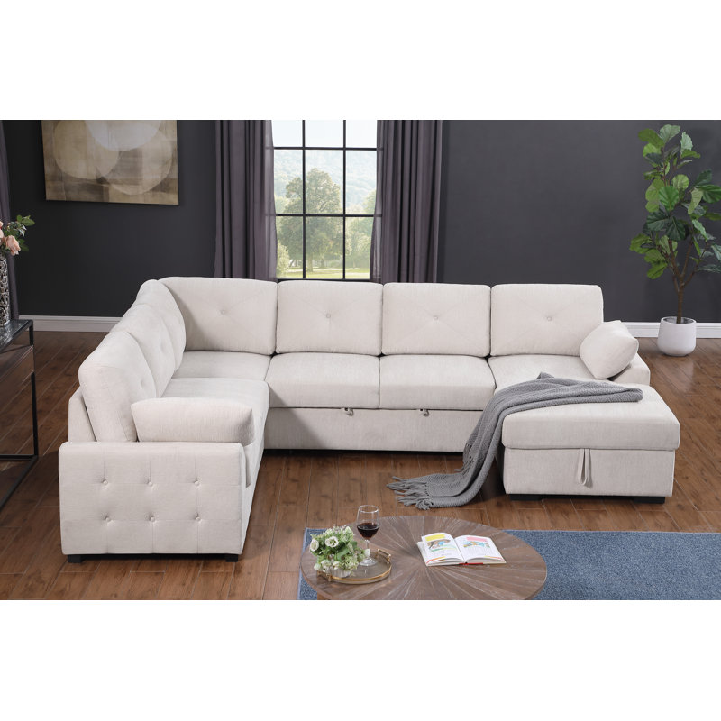 Left hand sectional sleeper sofa discount